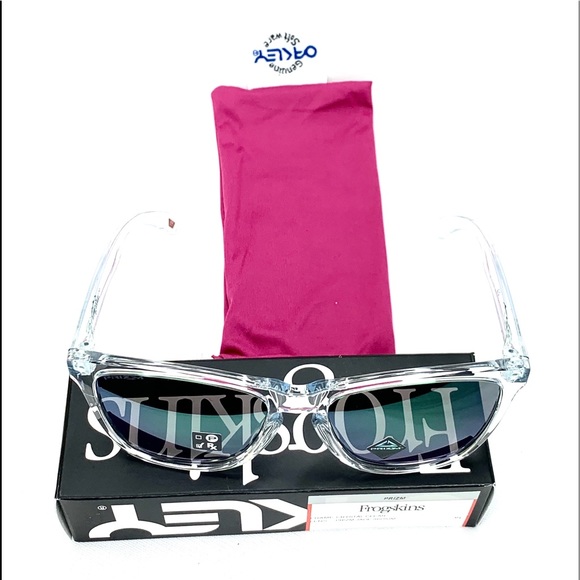 Oakley Prizm Frogskins Crystal Clear Frames - Picture 4 of 4